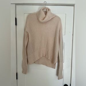 Cream Coke Neck Sweater